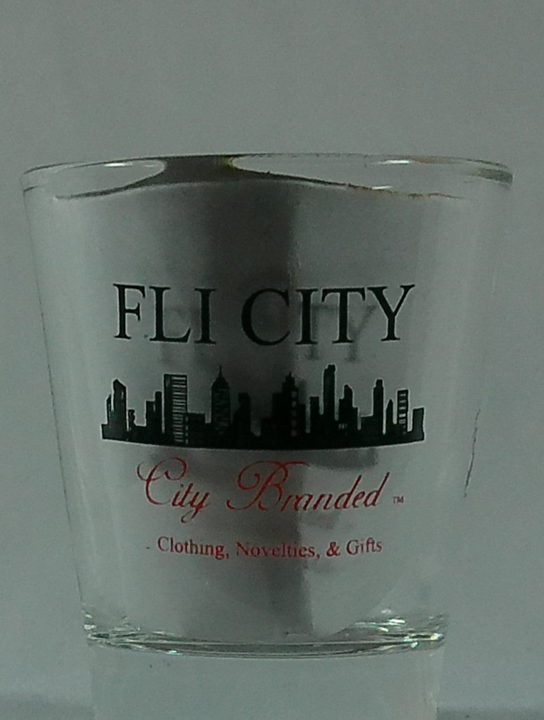 City Branded Themed 2oz Shot Glasses: Flint & Beecher MI